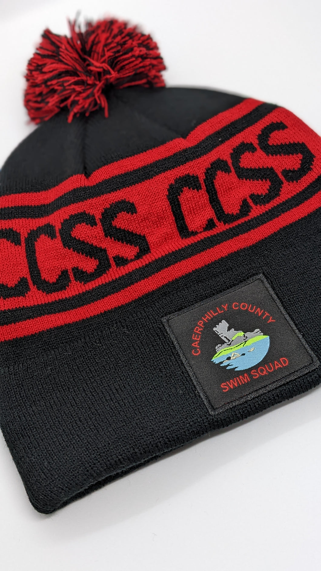 Caerphilly County Swim Squad Bobble Hat